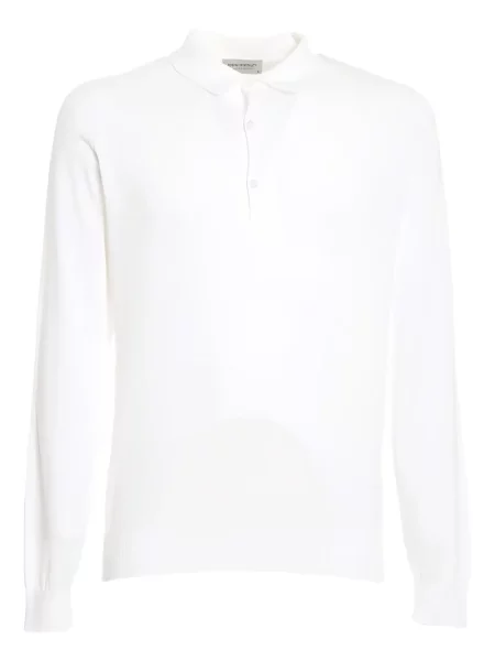 Polo John Smedley alb