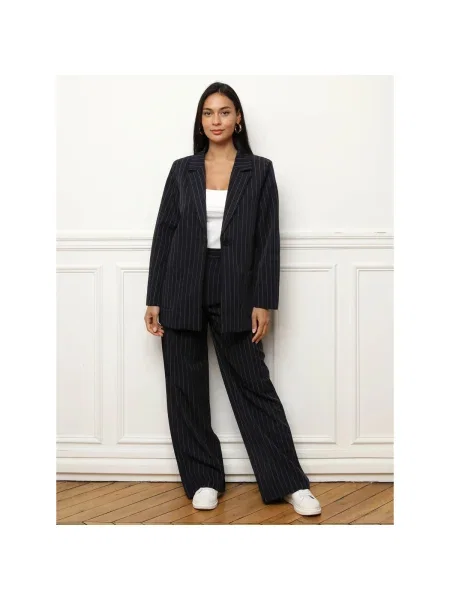 Pantaloni La Modeuse albastru