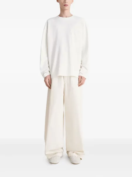 Tricou Lemaire lung alb