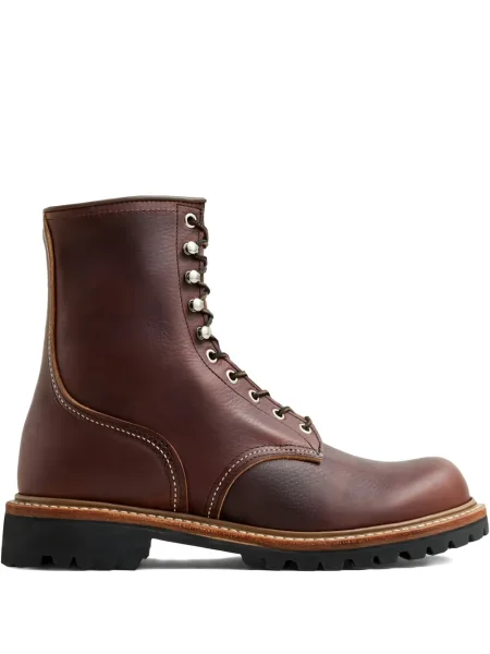 Botine Red Wing Shoes din piele roșu