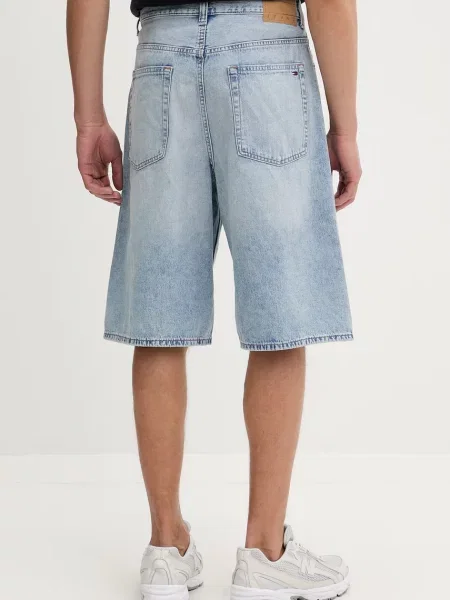 Tommy Jeans szorty jeansowe niebieskie