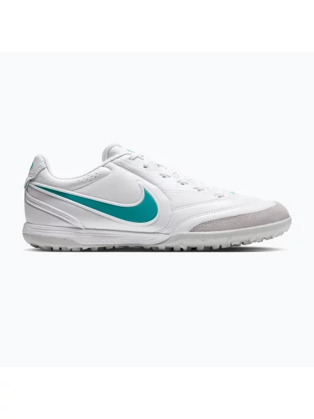 Încălțăminte de fotbal pentru bărbați Nike Tiempo Ligera Pro TF white/white/dusty cactus alb