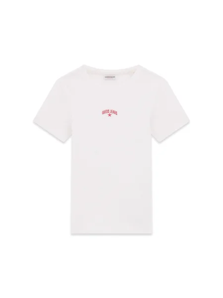 GUESS JEANS Majica rdeča bela