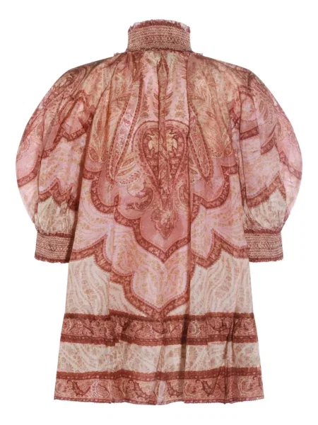 Bluză Zimmermann cu model paisley roșu