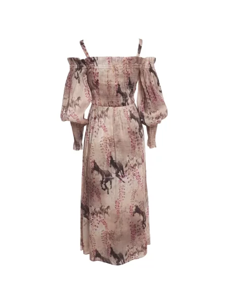 Rochie midi Allsaints cu model floral cu imagine