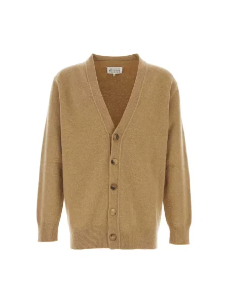 Kardigan Maison Margiela wełniany brązowy