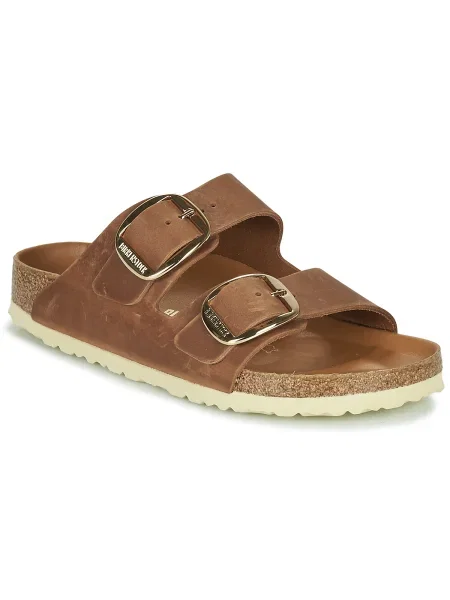Šľapky Birkenstock s prackou hnedá