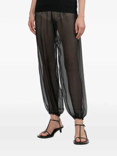 Pantaloni Paloma Wool de lână negru