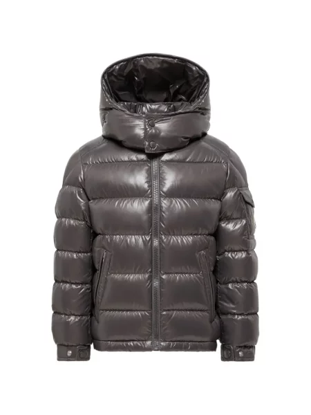 Kurtka puchowa dziecięca Moncler Enfant szara