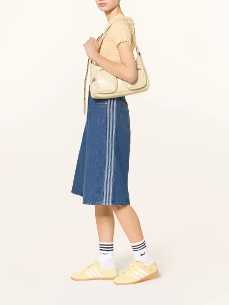 Adidas Originals Džínové Bermudy Firebird Jort medvin