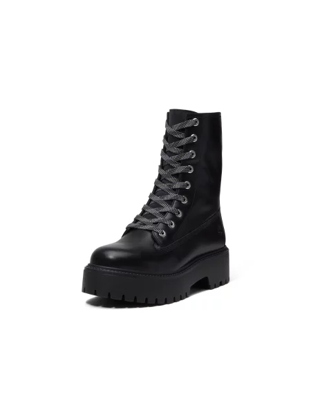 TIMBERLAND Ghete cu șireturi Stone Street negru