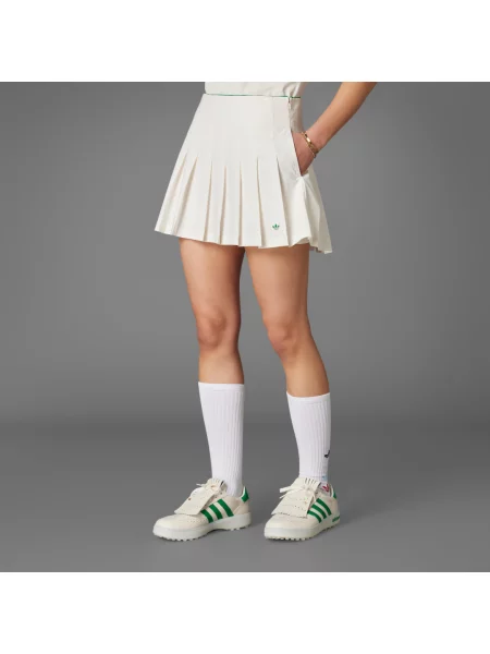 Šortková sukně Originals Pleated bílé