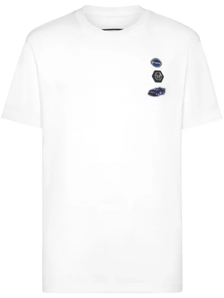 Tricou Philipp Plein alb