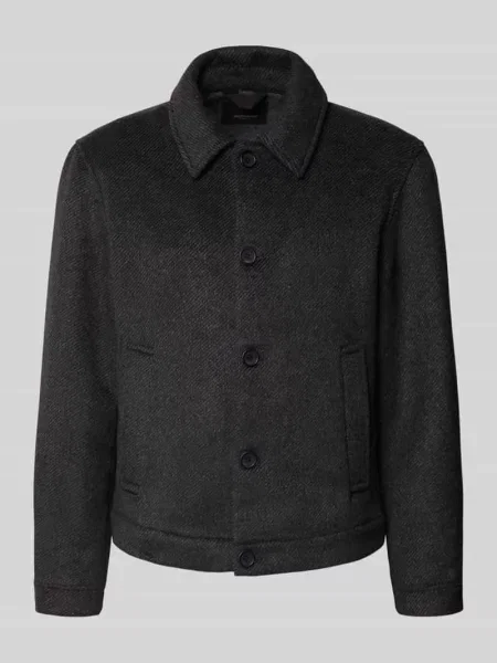 Kurtka koszulowa z wykładanym kołnierzem i listwą guzikową Jack & Jones Premium