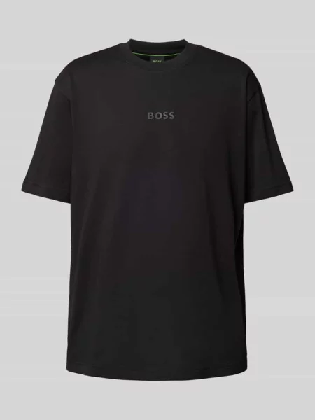 Boss Green t-shirt z nadrukiem czarny
