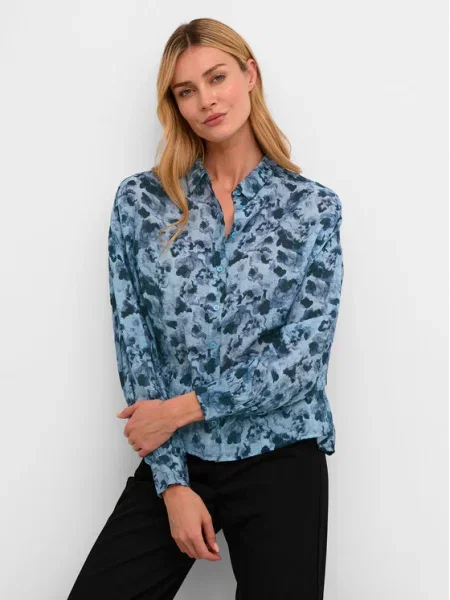 Kaffe Cămașă Sus albastru