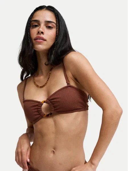 Roxy Góra od bikini Roxy Sunshine brązowy