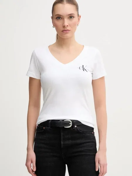 Тениска Calvin Klein Jeans 2 броя бяло
