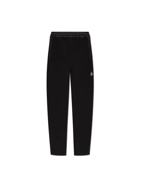 Spodnie dresowe Moncler z logo czarne