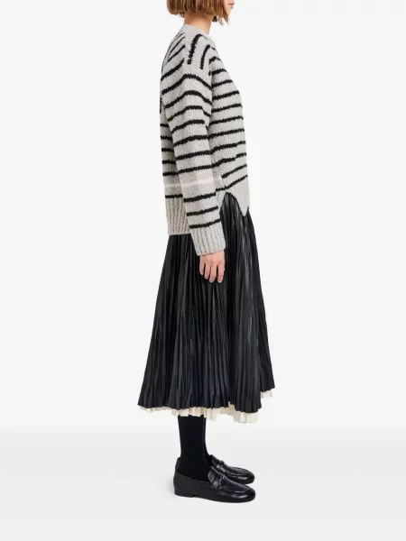 Pulover Proenza Schouler White Label de lână cu dungi alb