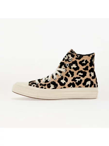 Trampki Converse Chuck 70 Leopard Black/ Coastal Dune/ Egret EUR brązowe