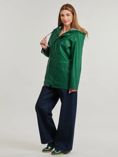 Geacă Petit Bateau verde