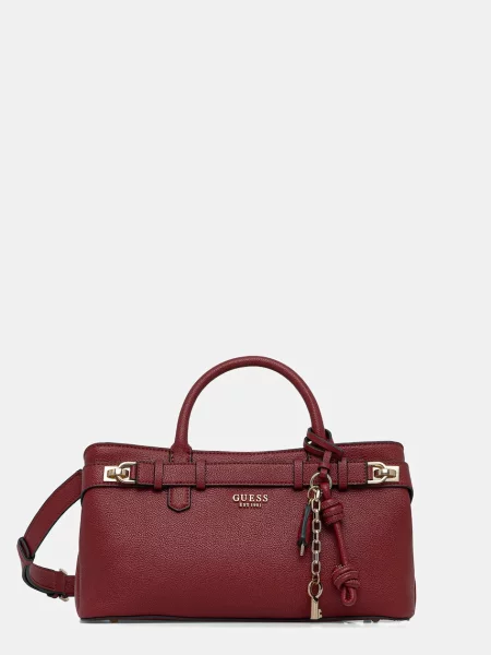 Geantă messenger Guess bordo