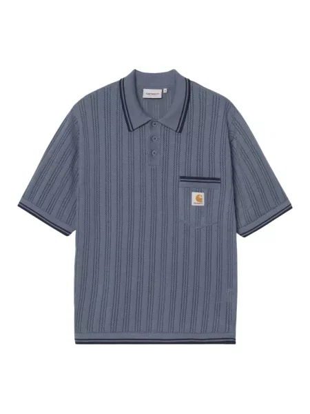 Koszulka polo Carhartt Wip niebieska