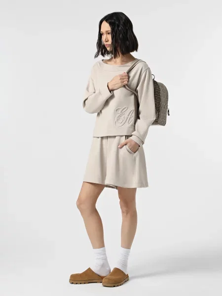Повседневные шорты Emporio Armani бежевые