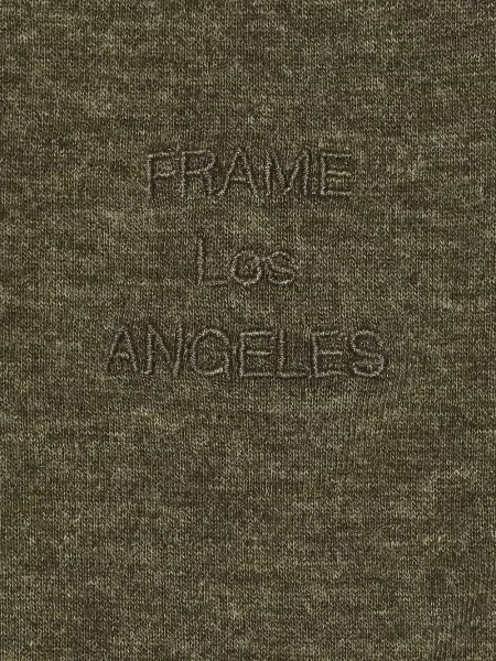 Hanorac crewneck Frame cu decolteu rotund verde