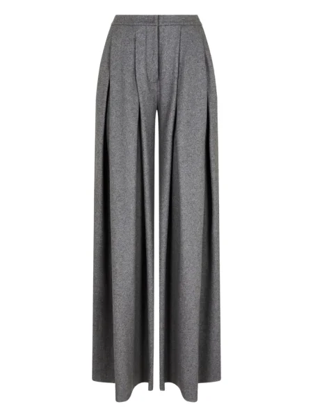 Pantaloni Giorgio Armani plisate gri