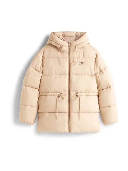 Tommy Jeans Geacă de iarnă brocart / deschis maro