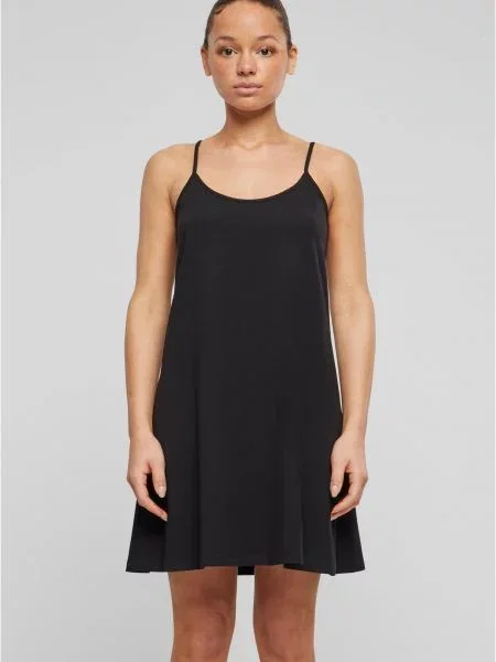 Rochie Uc Ladies din jerseu de costum negru