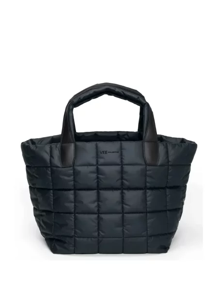 Matlasat geantă shopper Veecollective albastru
