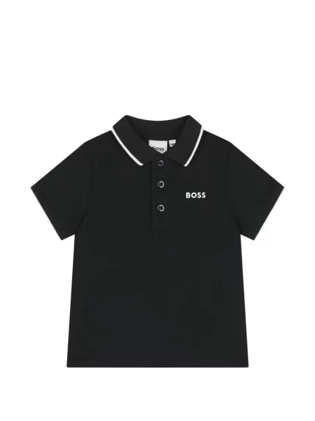 Koszulka polo dziecięca Bosswear czarna