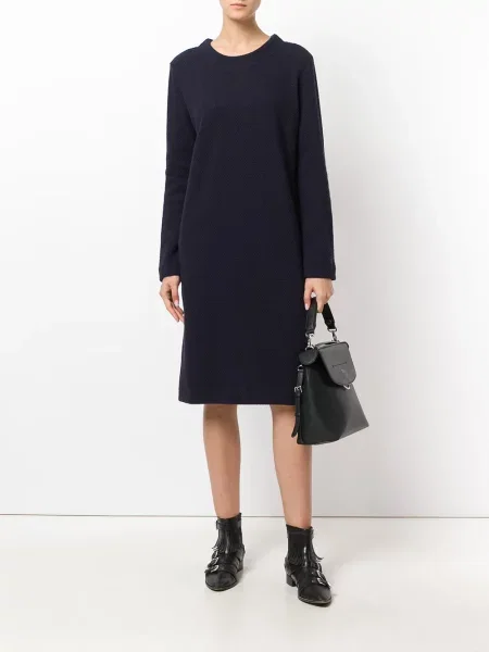 Rochie Julien David tricotate de costum albastru