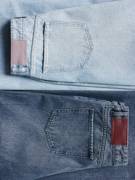 Reserved Джинси широкого крою синій