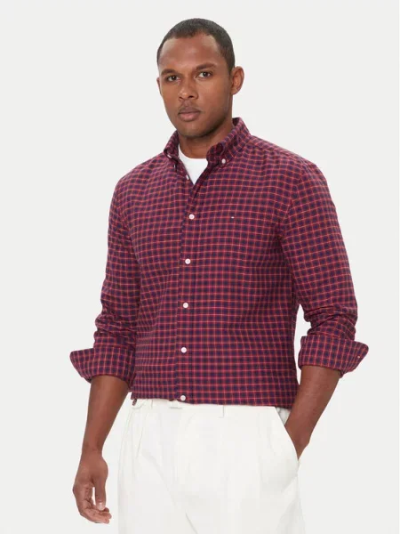 Tommy Hilfiger Srajca Heritage rdeča