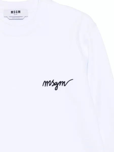 Hanorac Msgm cu broderie alb