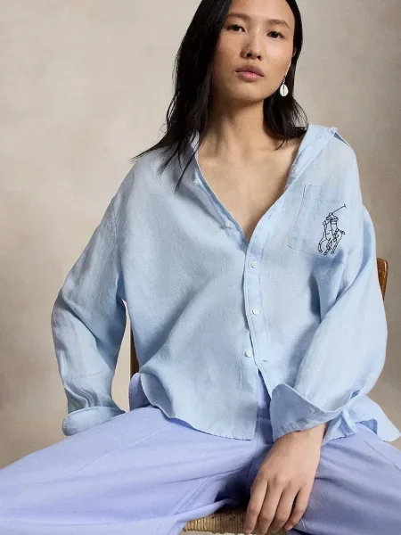 Льняная рубашка Polo Ralph Lauren