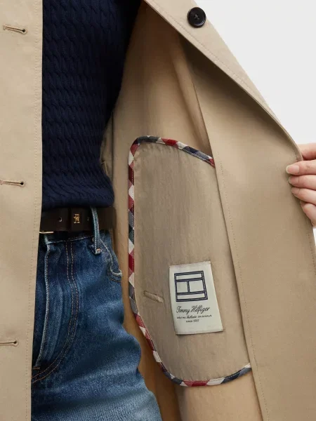 Тренч Tommy Hilfiger бежевий