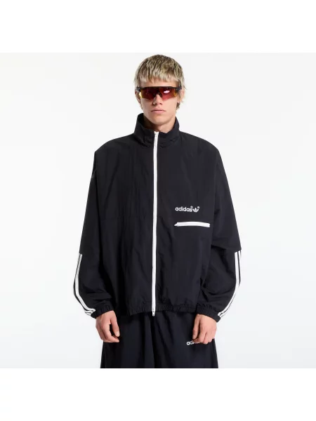 ADIDAS ORIGINALS Prijelazna jakna Vista Wind / bijela crna