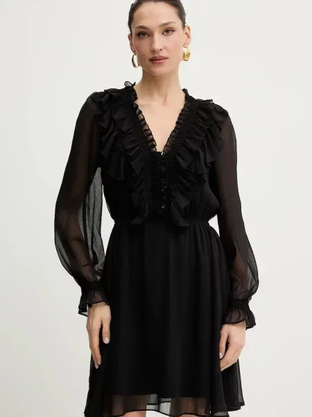 Morgan rochie mini evazați RCATHY negru