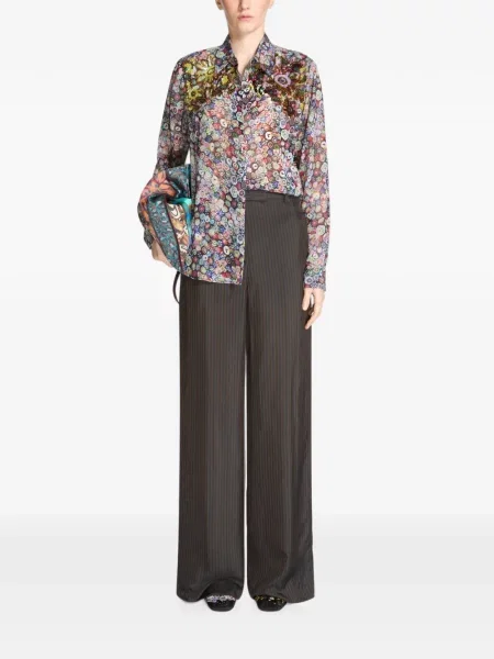 Pantaloni Dries Van Noten maro