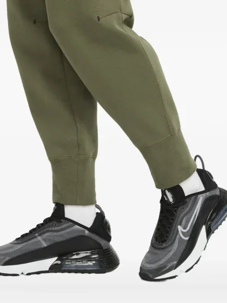 Pantaloni Nike din fleece alergare cu broderie negru