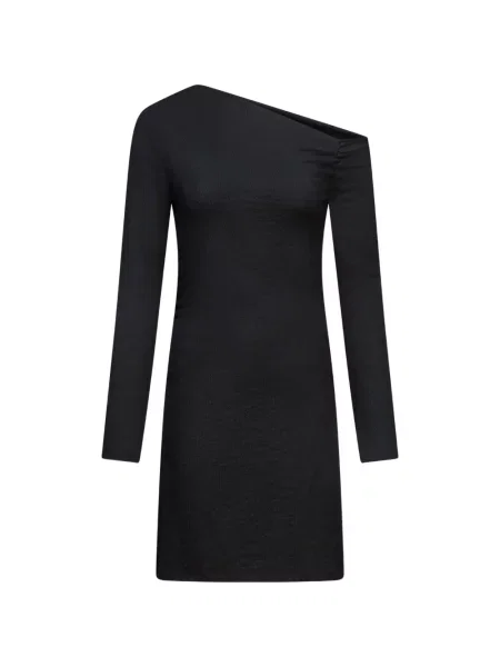 Lung rochie din denim Karl Lagerfeld Jeans negru