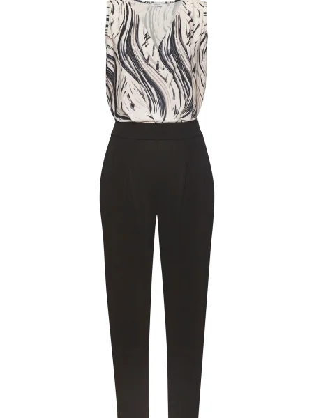 LASCANA Salopeta bej / crem / gri grafit negru