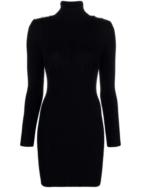 Rochie maxi Elisabetta Franchi tricotate lungă negru