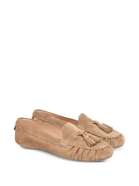Loafers Gianvito Rossi σουέντ καφέ