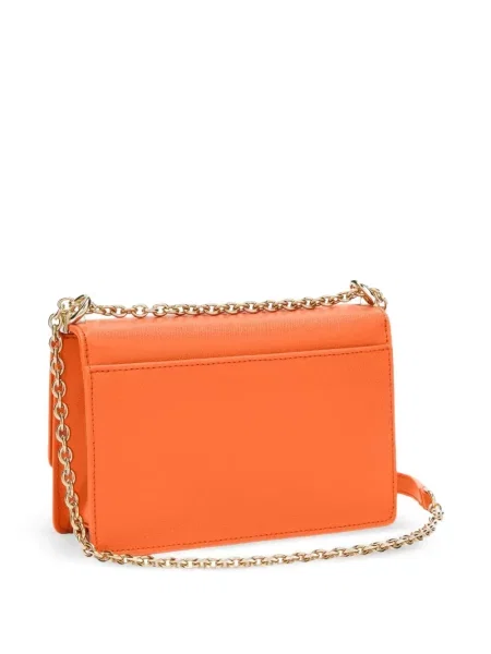 Body Furla din piele portocaliu